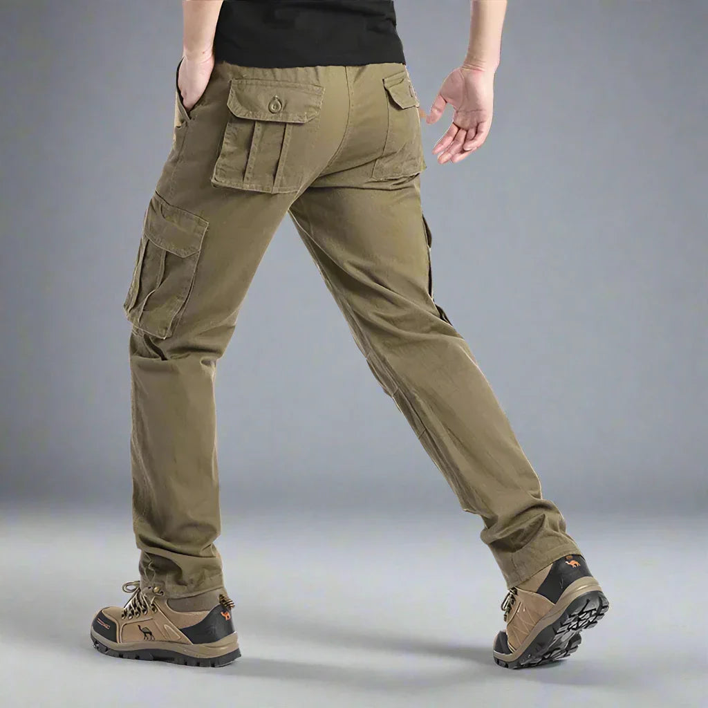 Men's Cargo Pants – Breathable Cotton – Relaxed Fit – Practical Pockets