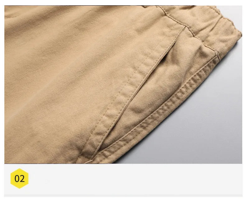 Men's Cargo Pants – Breathable Cotton – Relaxed Fit – Practical Pockets
