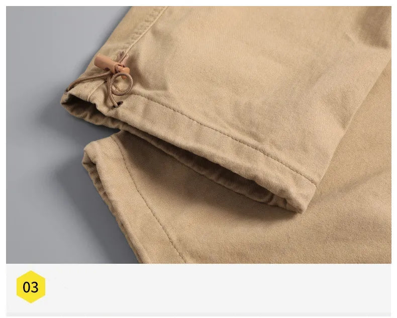 Men's Cargo Pants – Breathable Cotton – Relaxed Fit – Practical Pockets
