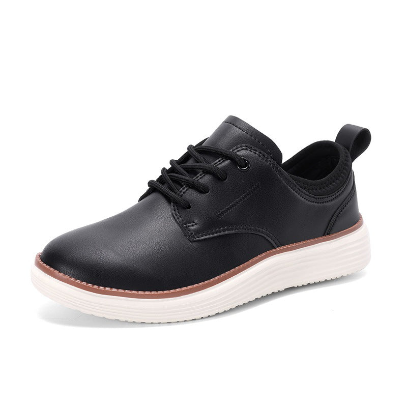 Edward Leather Oxfords | Ribbed Sole Oxfords