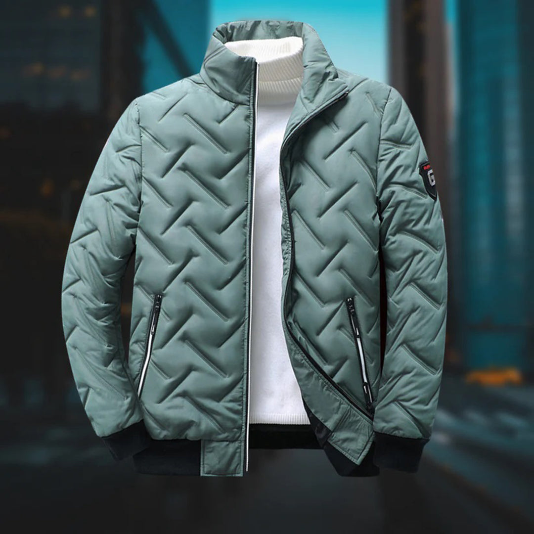 Filippo Quilted Jacket | High Collar Winter Jacket