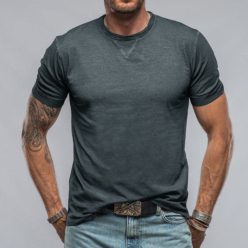Men's T-shirt – Relaxed fit – Cotton blend – Short sleeve – Everyday use