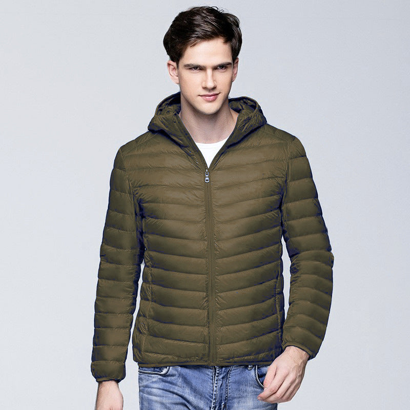 Men's Jacket – Lightly Padded – Slim Fit – Breathable – Quilted Design