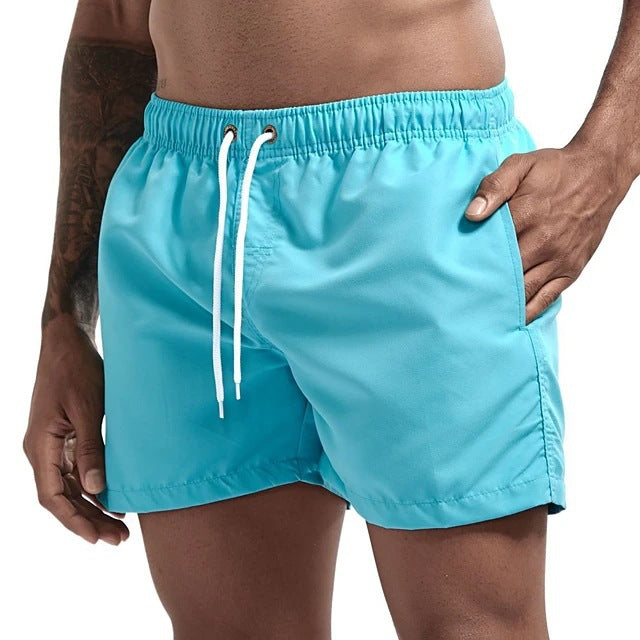 Men's Shorts Swim Shorts – Relaxed Fit – Quick-Drying – Mid-Thigh Length – Drawstring
