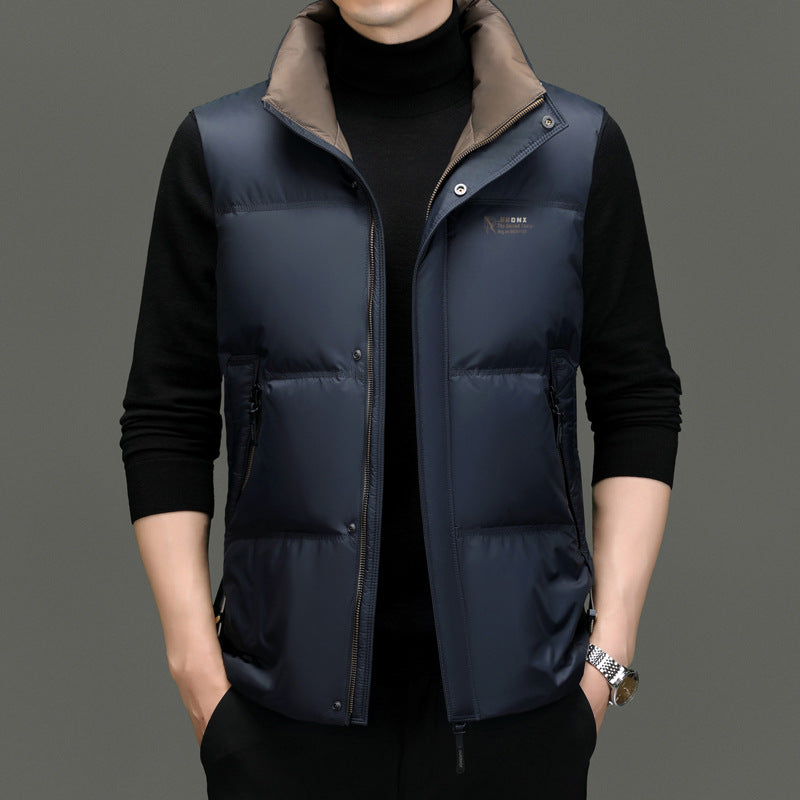 Men's Down Vest – Water-Repellent – Regular Fit – Lightly Padded Outerwear