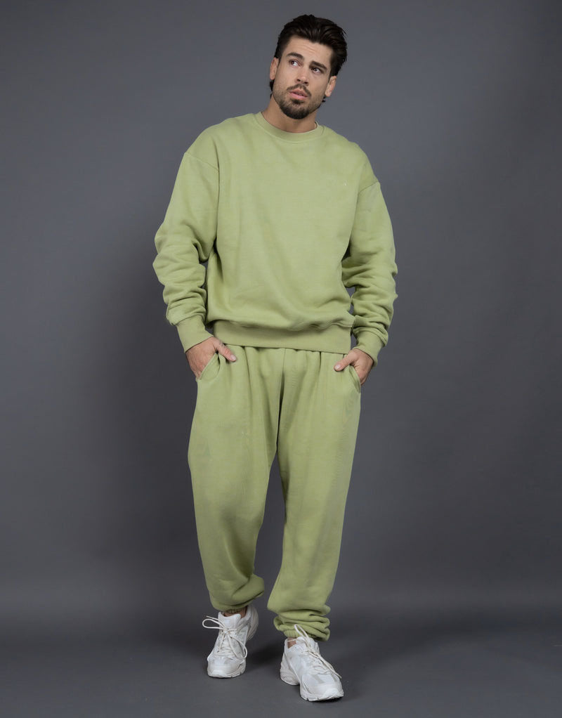 Men's Tracksuit – Cotton – Relaxed Fit – Ribbed Edges – Comfortable Loungewear