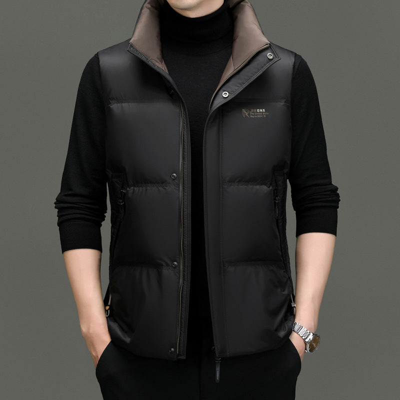 Men's Down Vest – Water-Repellent – Regular Fit – Lightly Padded Outerwear
