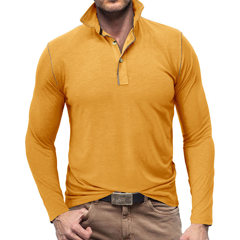 Men's Pique Sweater – Slim Fit – Soft Cotton Feel – Long-Sleeved Stylish Fit