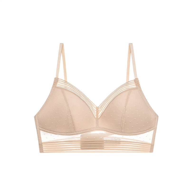 Women's Bra – Seamless Fit – Mesh Details – Breathable Light Support – Open Back