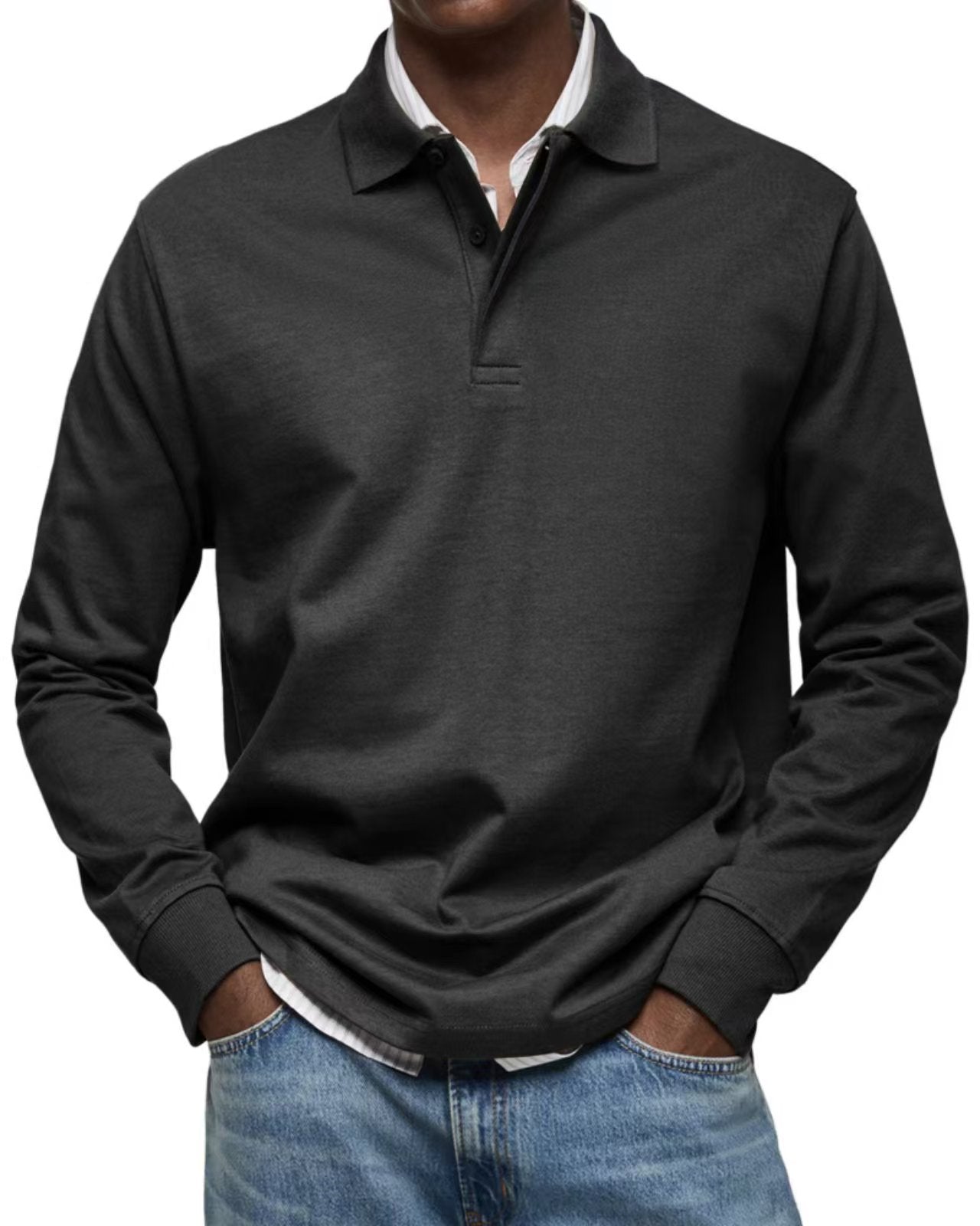 Men's Shirt – Relaxed Fit – Long Sleeve – Natural Breathable Fibers