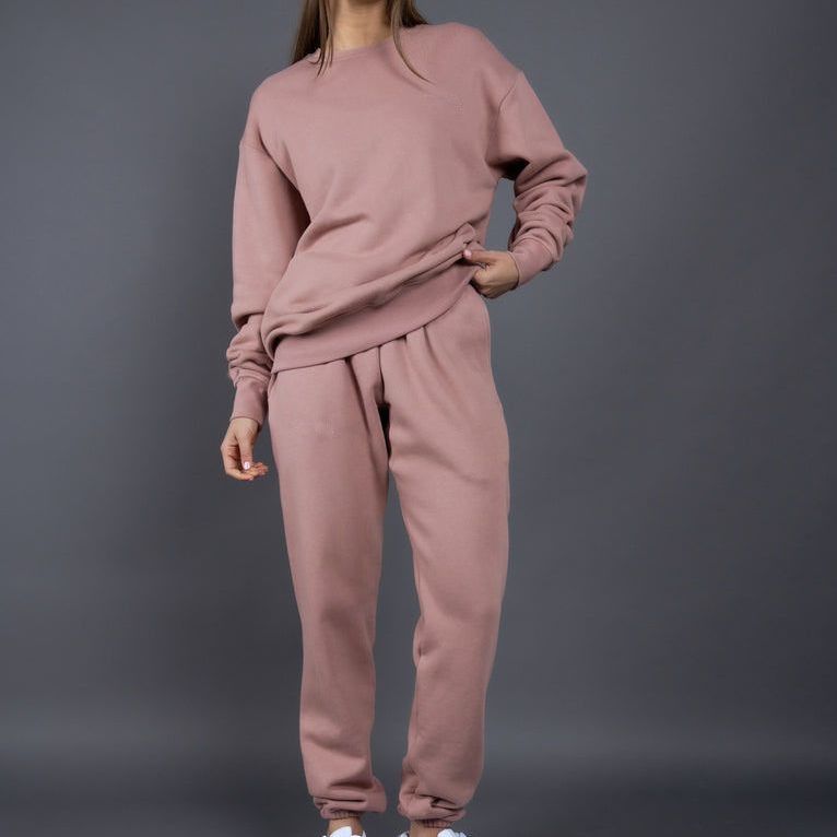 Men's Tracksuit – Cotton – Relaxed Fit – Ribbed Edges – Comfortable Loungewear