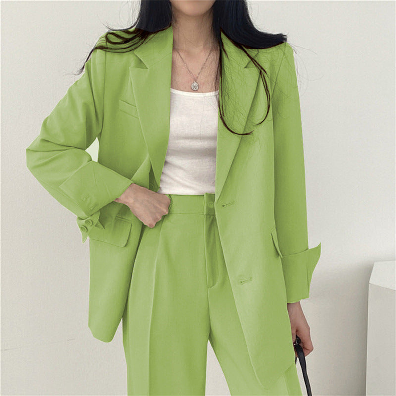 Women's Blazer – Tailored Fit – Single-Breasted – Notch Lapel – Hip-Length