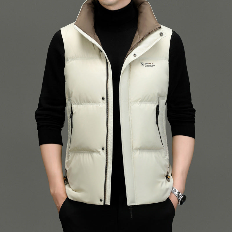 Men's Down Vest – Water-Repellent – Regular Fit – Lightly Padded Outerwear