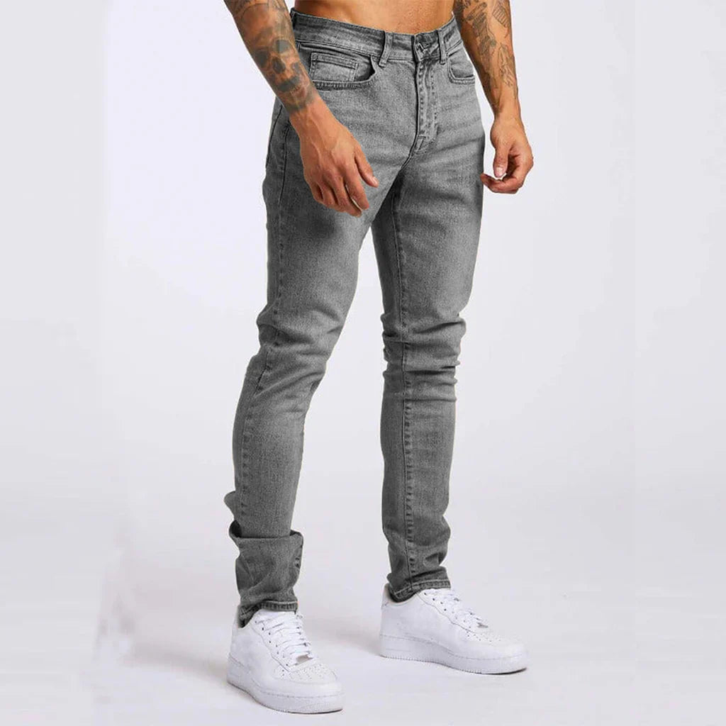 Men's Jeans – Slim Fit – Stretch Denim – Full Length – Relaxed Everyday Style
