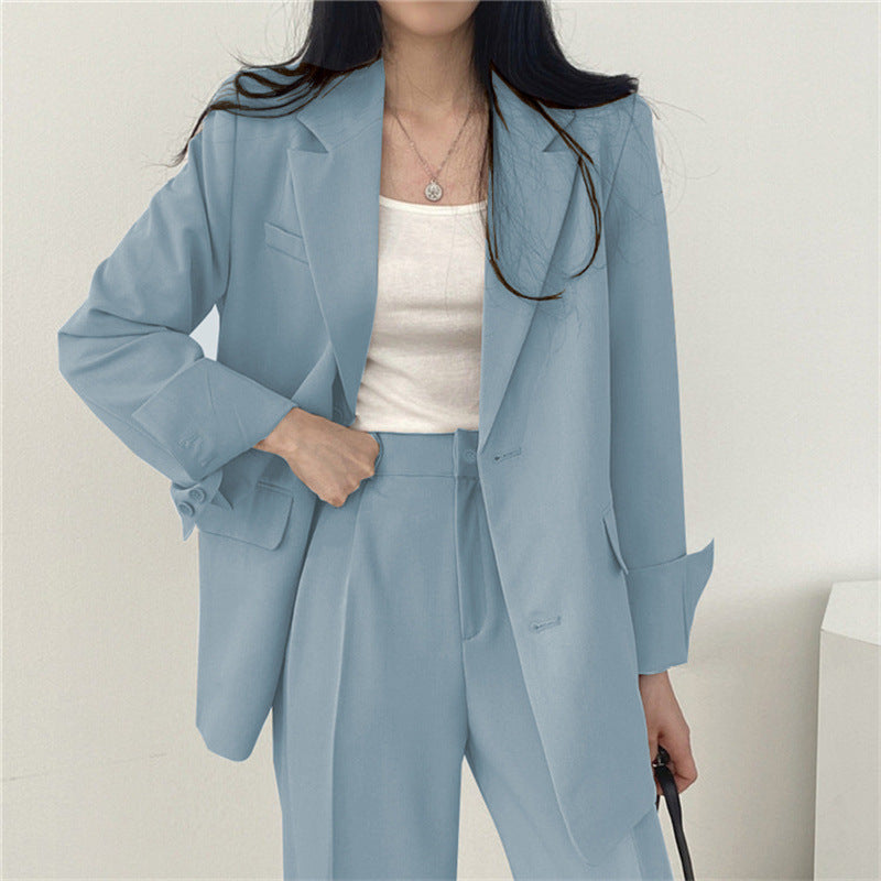 Women's Blazer – Tailored Fit – Single-Breasted – Notch Lapel – Hip-Length
