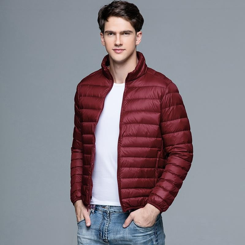 Men's Jacket – Lightly Padded – Slim Fit – Breathable – Quilted Design