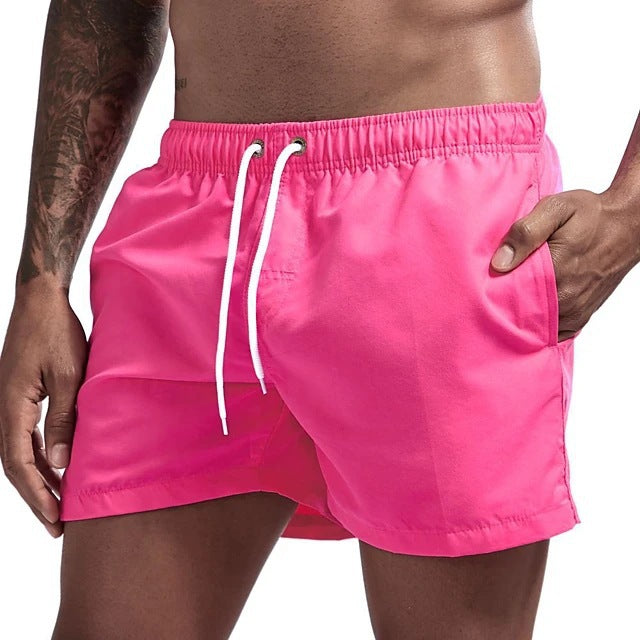 Men's Shorts Swim Shorts – Relaxed Fit – Quick-Drying – Mid-Thigh Length – Drawstring