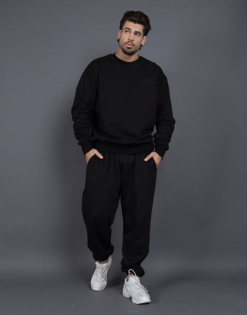 Men's Tracksuit – Cotton – Relaxed Fit – Ribbed Edges – Comfortable Loungewear