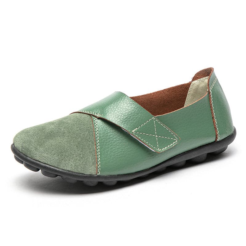 Dame Ballerinasko - Slip-On - Justerbar Stropp - Komfortabel med Grepsikker Såle