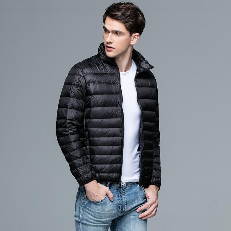 Men's Jacket – Lightly Padded – Slim Fit – Breathable – Quilted Design