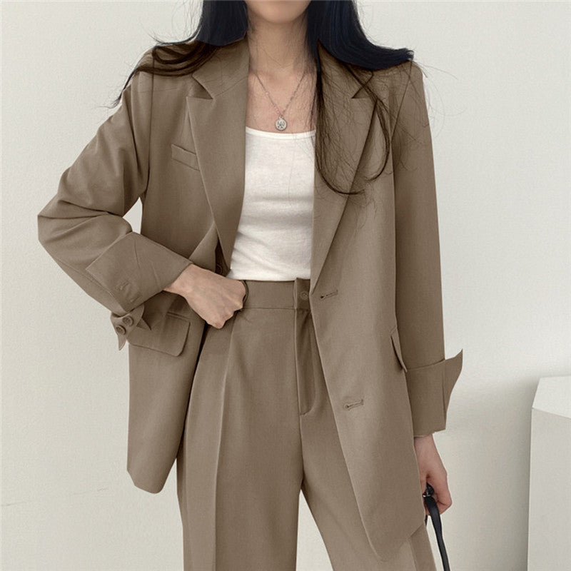 Women's Blazer – Tailored Fit – Single-Breasted – Notch Lapel – Hip-Length