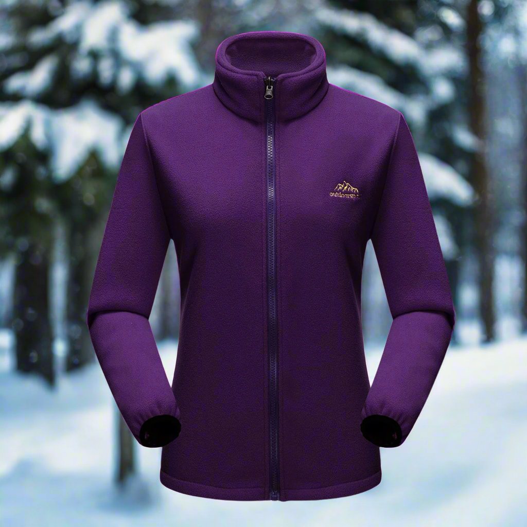 Women's Shell Jacket - Waterproof and Windproof - Insulated Lining - Detachable Hood - Adjustable Cuffs