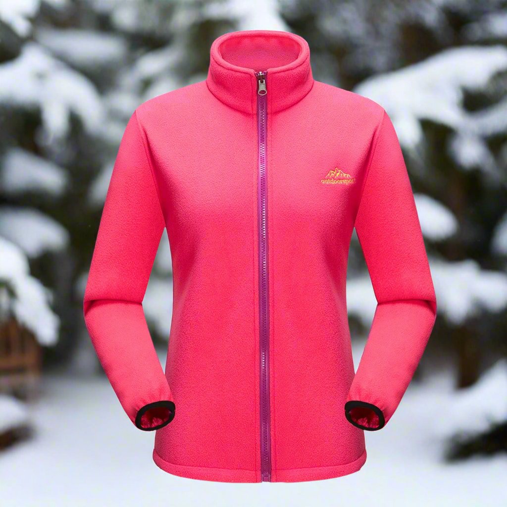 Women's Shell Jacket - Waterproof and Windproof - Insulated Lining - Detachable Hood - Adjustable Cuffs