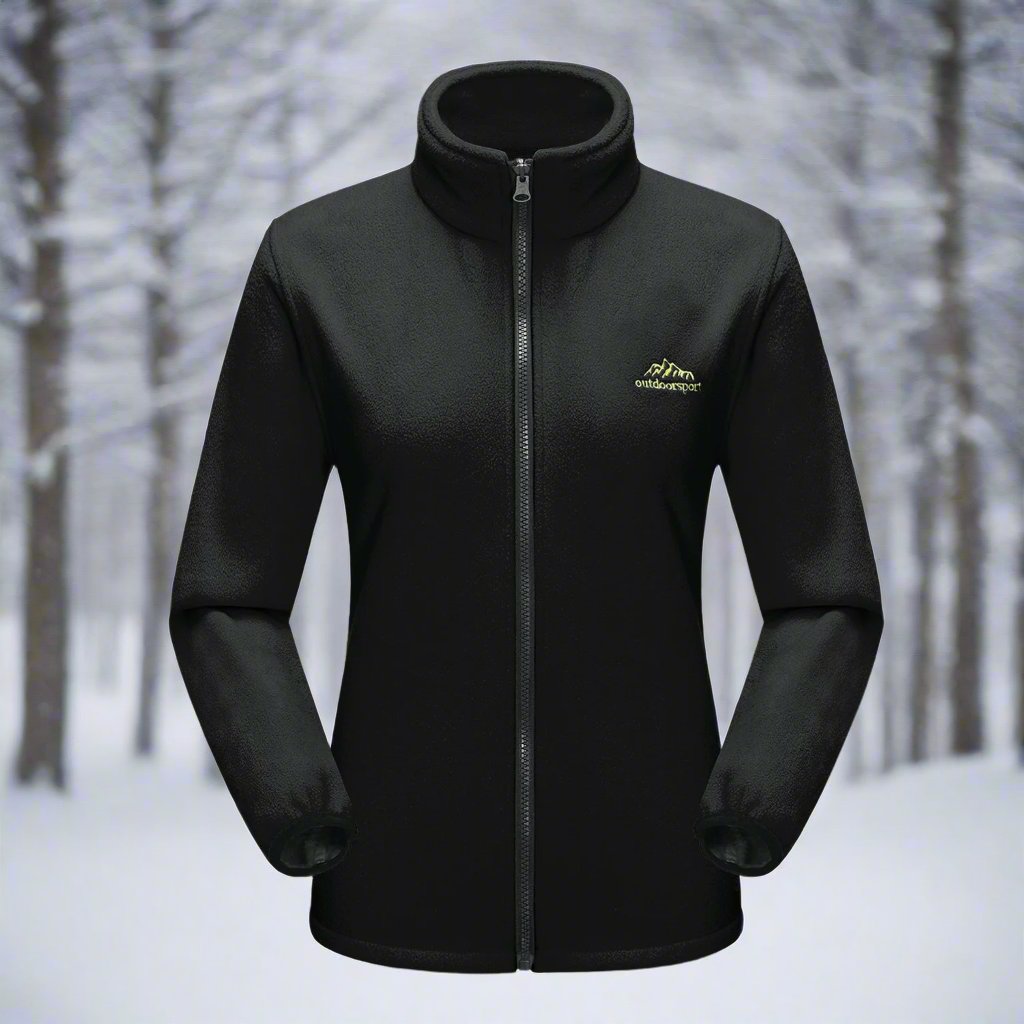 Women's Shell Jacket - Waterproof and Windproof - Insulated Lining - Detachable Hood - Adjustable Cuffs