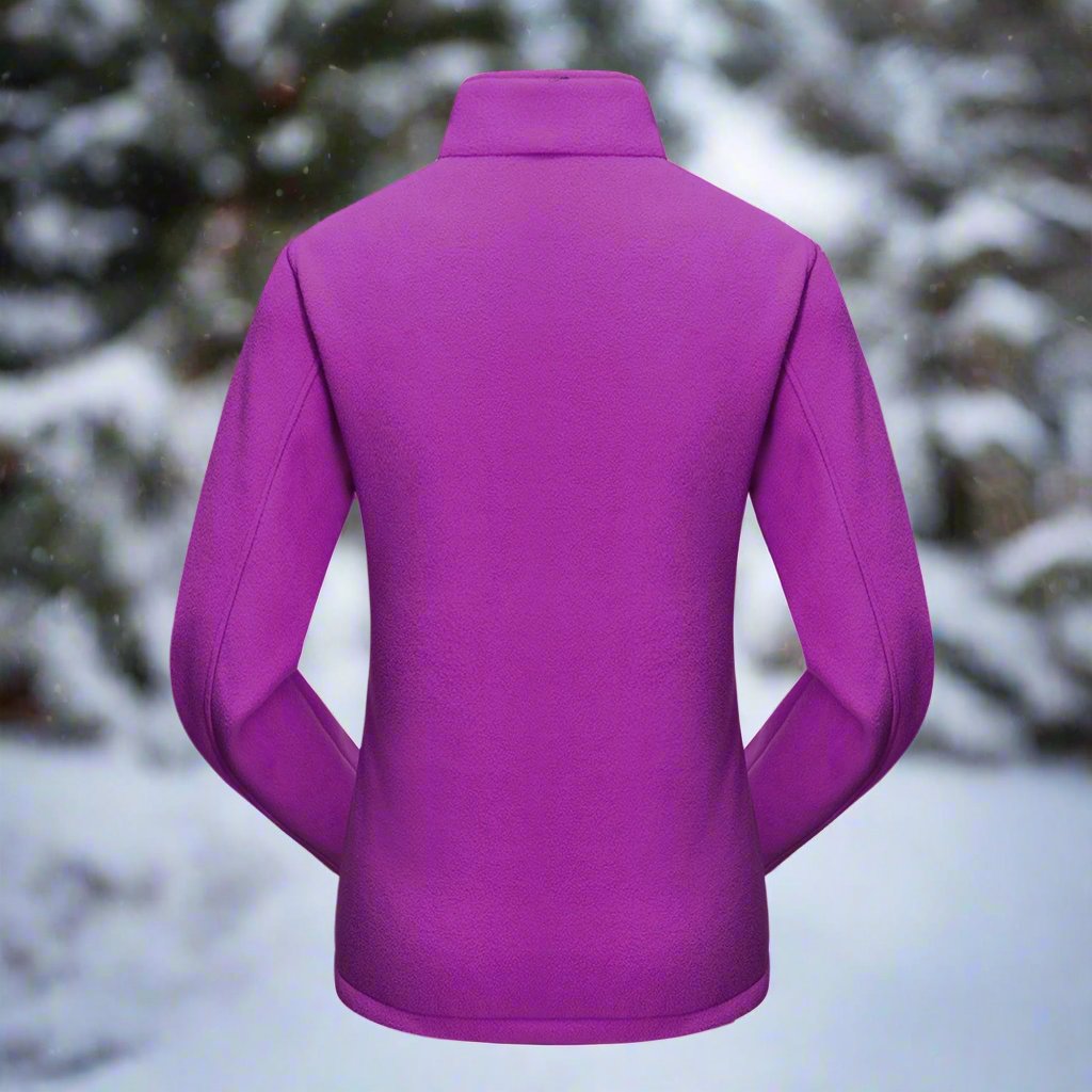 Women's Shell Jacket - Waterproof and Windproof - Insulated Lining - Detachable Hood - Adjustable Cuffs