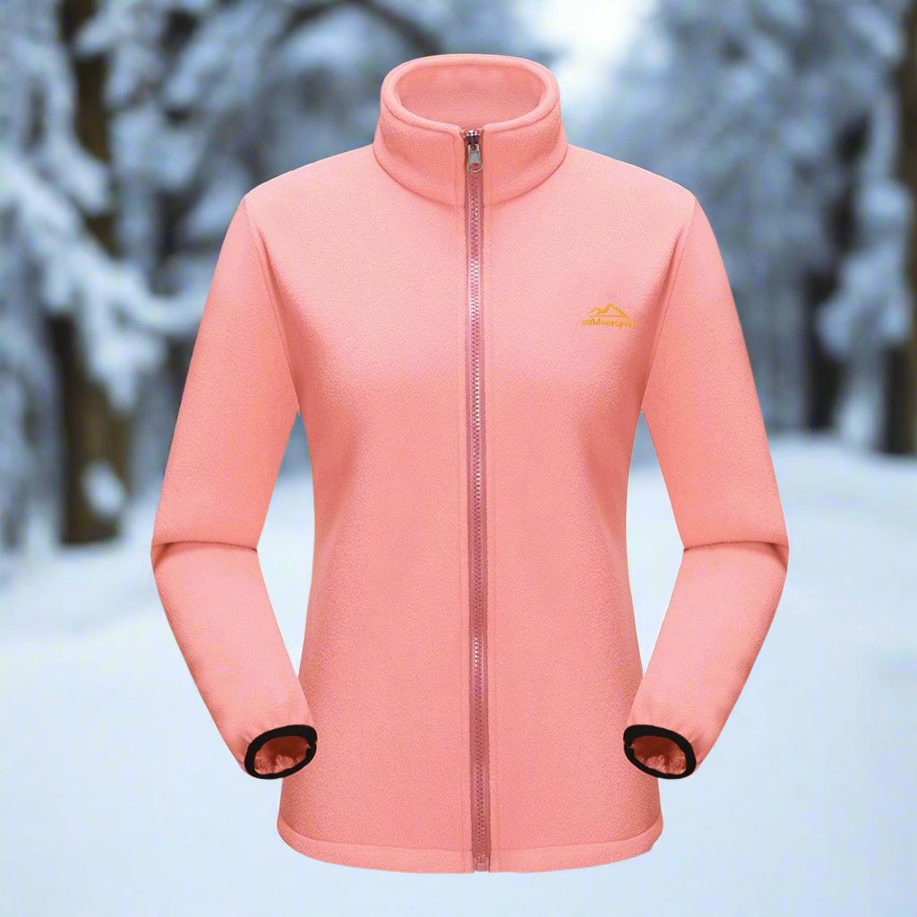 Women's Shell Jacket - Waterproof and Windproof - Insulated Lining - Detachable Hood - Adjustable Cuffs