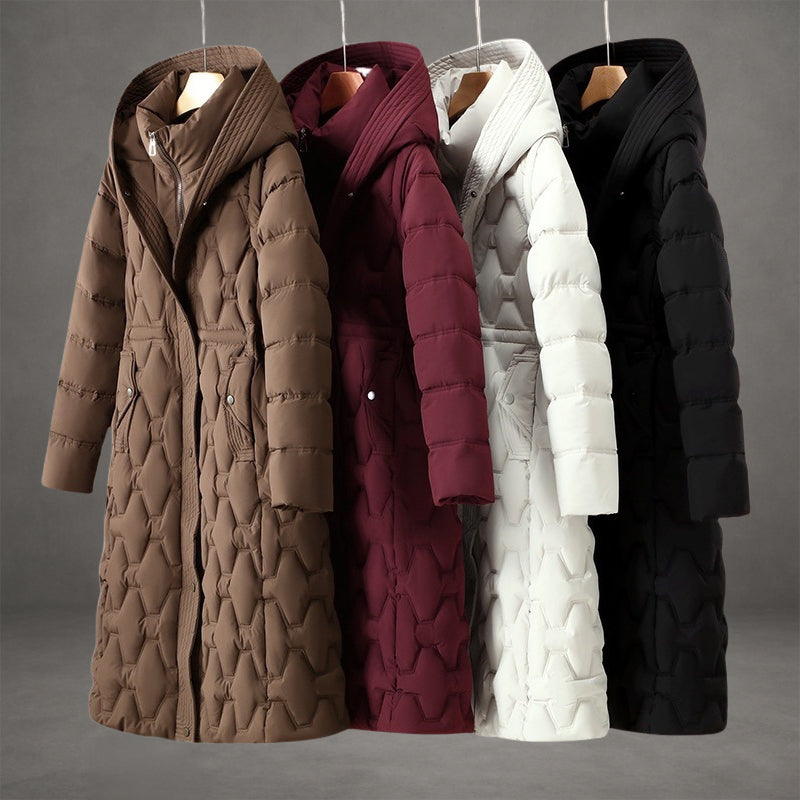 Elizabeth Longline Hooded Down Coat | Puffer Coat