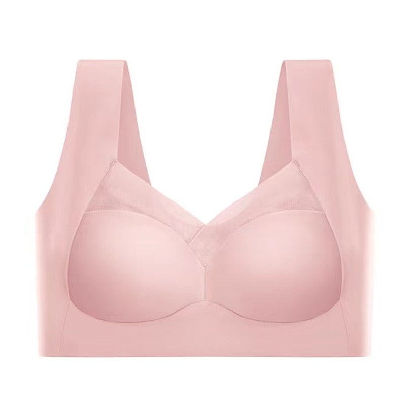 Women's Bra – Seamless Fit – Breathable Material – Full Support with Underwire Effect