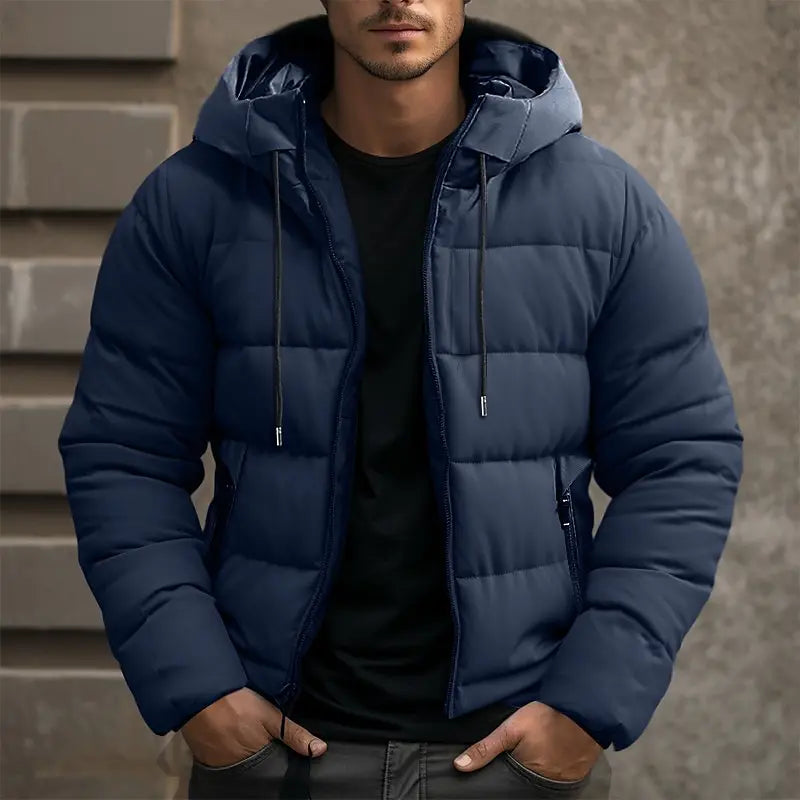 Rocco Hooded Puffer Jacket | Quilted Winter Puffer Jacket