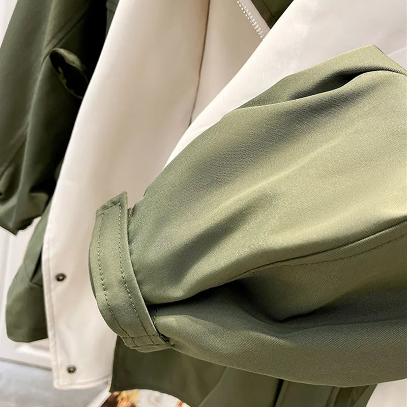 Gabriella Cotton Jacket | Draped Collar Relaxed Fit Jacket