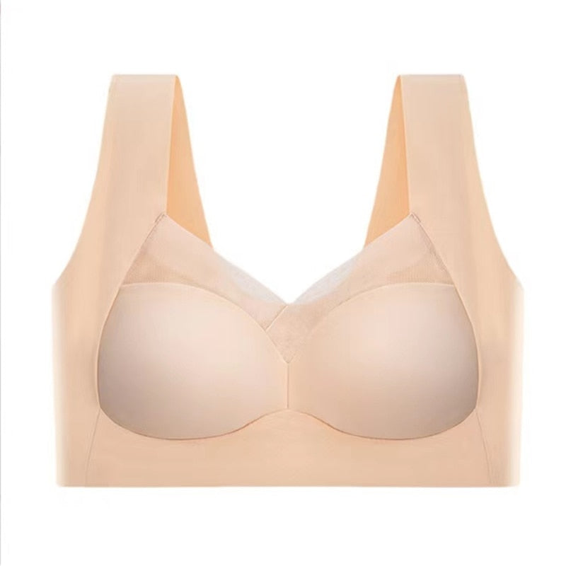 Women's Bra – Seamless Fit – Breathable Material – Full Support with Underwire Effect