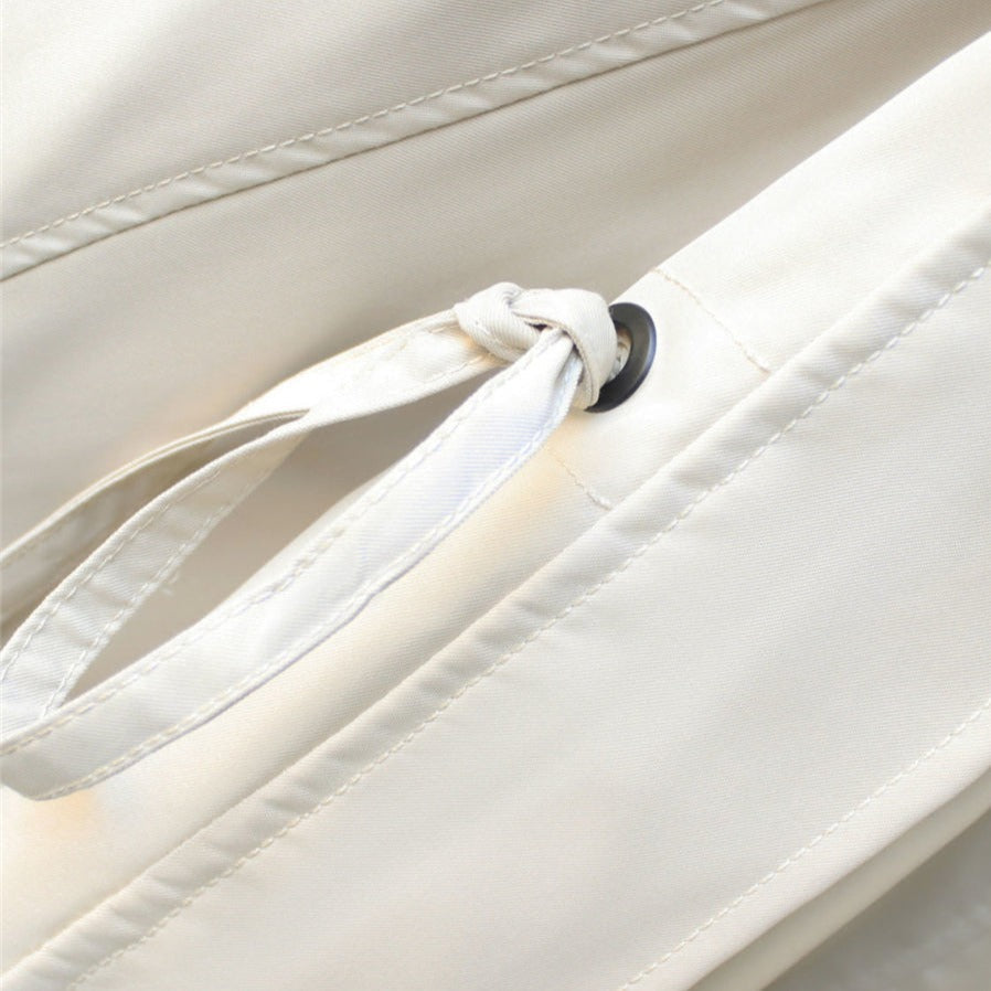 Gabriella Cotton Jacket | Draped Collar Relaxed Fit Jacket