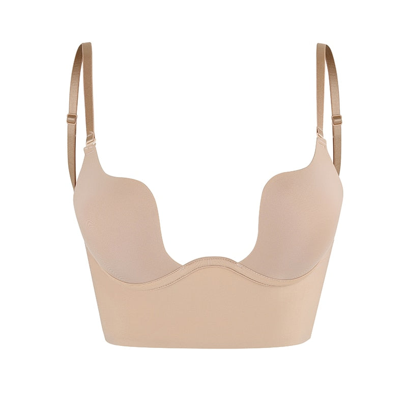 Women's Bra – Backless – Seamless Long Model – Adjustable Straps – Breathable Support