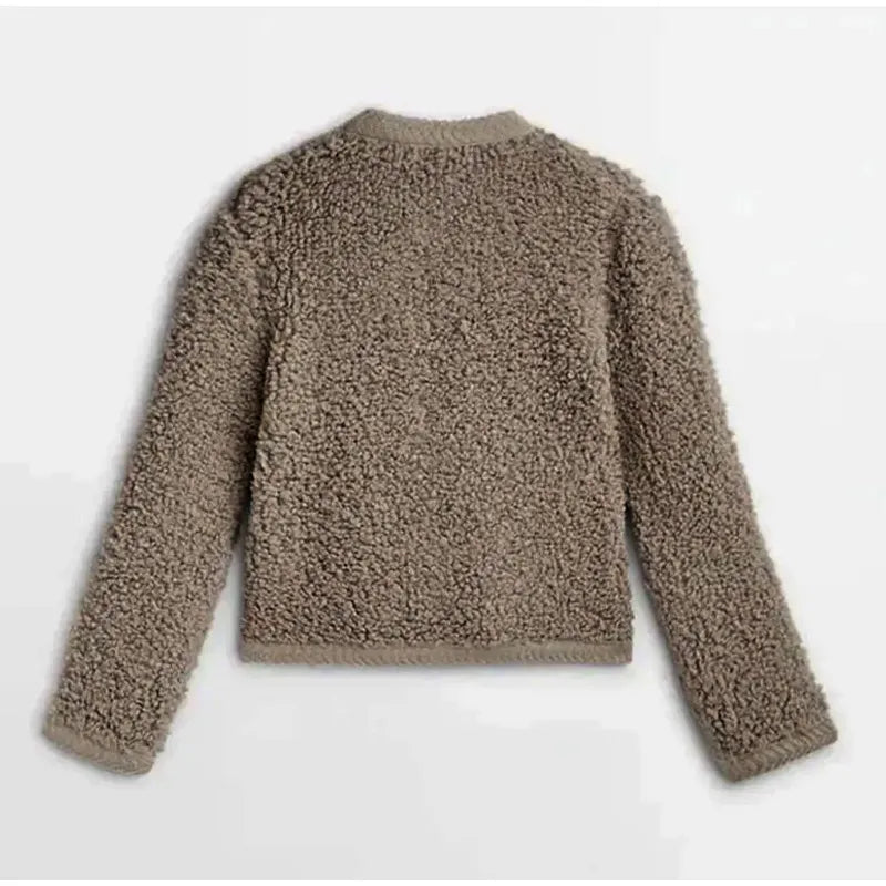 Women's Cardigan - Soft and Warm - Button Closure - Relaxed Fit - Short Length