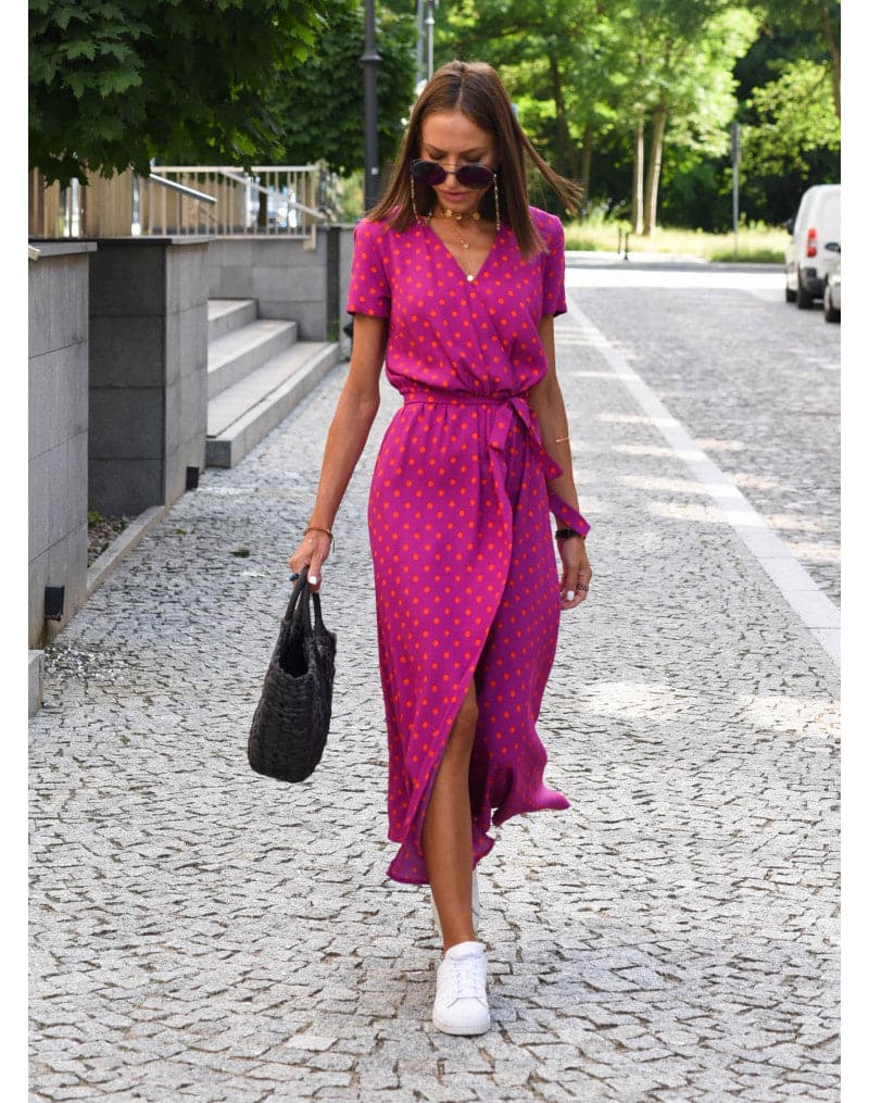 Franka - Beautiful, Colorful, Wide Dress