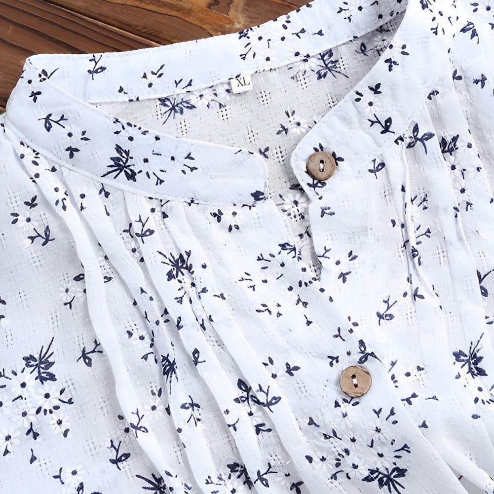Kirsa - Loose-fitting high-quality summer blouse