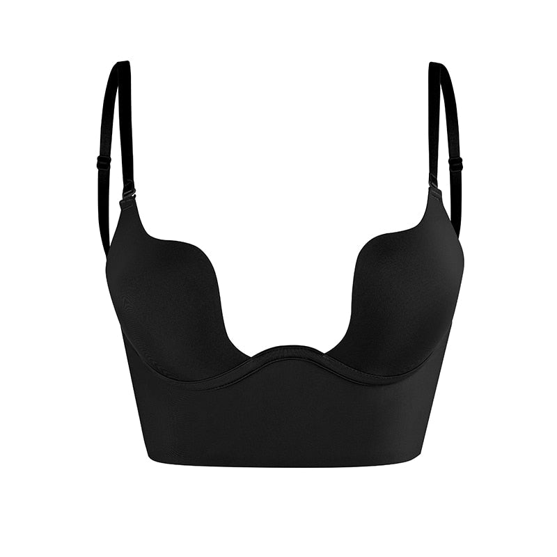 Women's Bra – Backless – Seamless Long Model – Adjustable Straps – Breathable Support