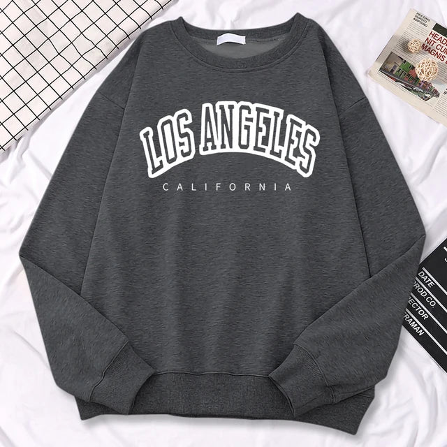 Women's Sweater – Oversized Fit – Cotton Blend – Graphic Print – Round Neck