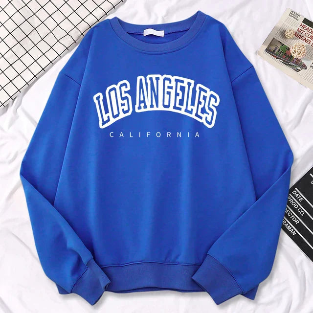 Women's Sweater – Oversized Fit – Cotton Blend – Graphic Print – Round Neck