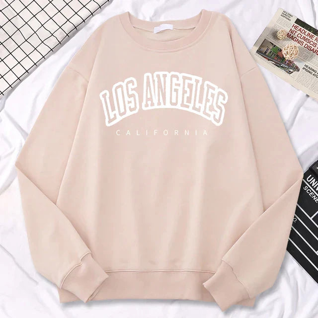 Women's Sweater – Oversized Fit – Cotton Blend – Graphic Print – Round Neck