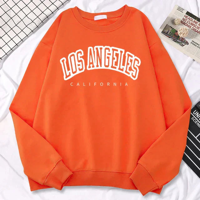 Women's Sweater – Oversized Fit – Cotton Blend – Graphic Print – Round Neck