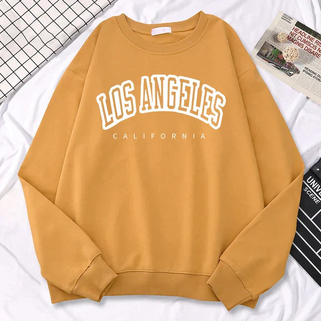 Women's Sweater – Oversized Fit – Cotton Blend – Graphic Print – Round Neck