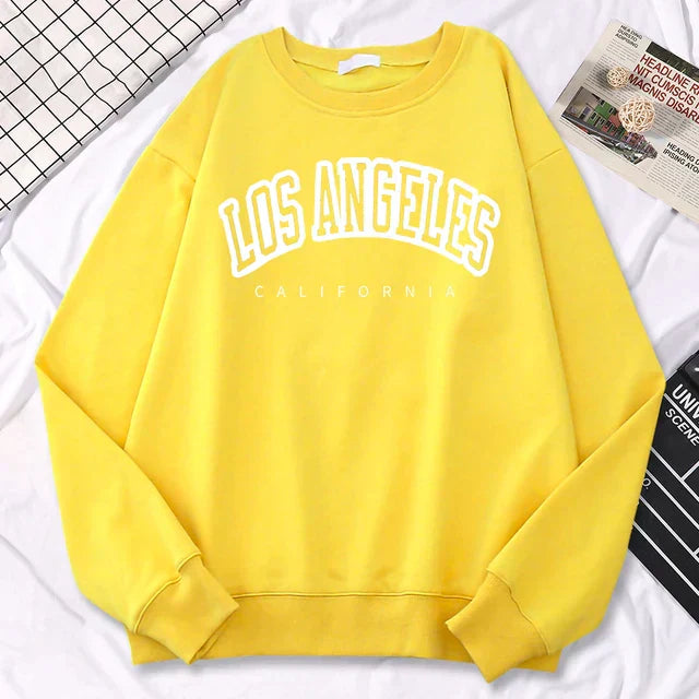Women's Sweater – Oversized Fit – Cotton Blend – Graphic Print – Round Neck