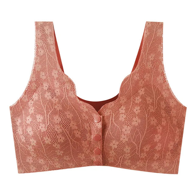 Women's Bra – Full Coverage – Seamless – Lace – Wireless Comfort – Breathable Fabric