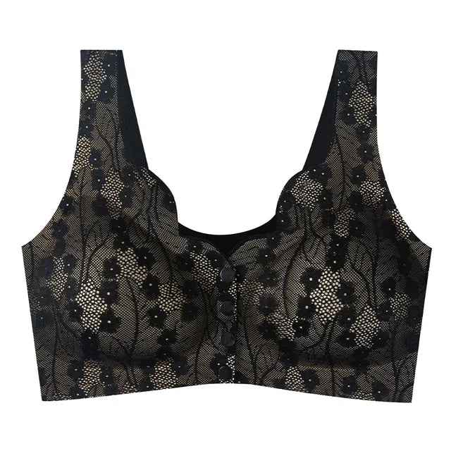 Women's Bra – Full Coverage – Seamless – Lace – Wireless Comfort – Breathable Fabric