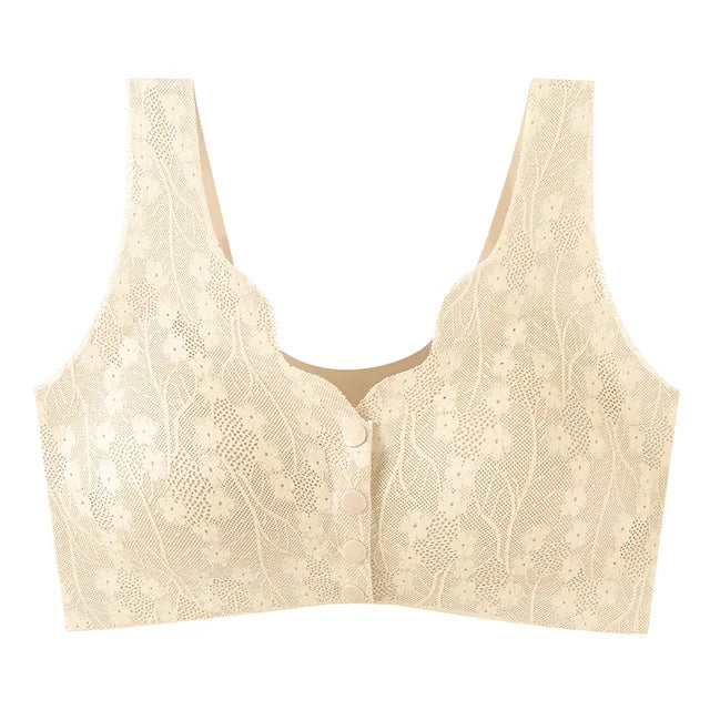 Women's Bra – Full Coverage – Seamless – Lace – Wireless Comfort – Breathable Fabric